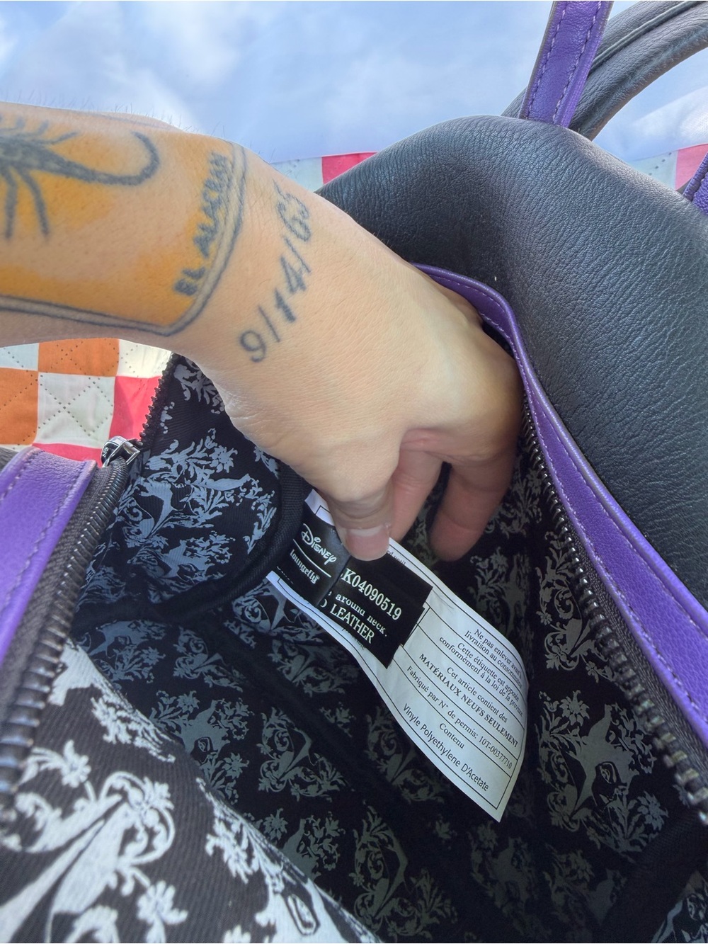 Loungefly Disney Maleficent Mini Backpack - Picture 4 of 6